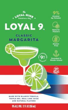 Loyal 9 - Classic Margarita (4 pack 12oz cans) (4 pack 12oz cans)