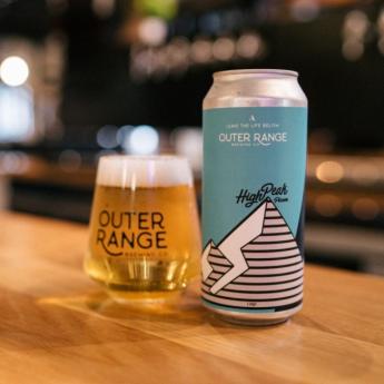 Outer Range - High Peak Pilsner (4 pack 16oz cans) (4 pack 16oz cans)