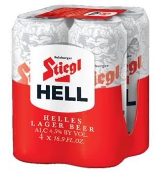 Stiegl - Hell (4 pack 16.9oz cans) (4 pack 16.9oz cans)