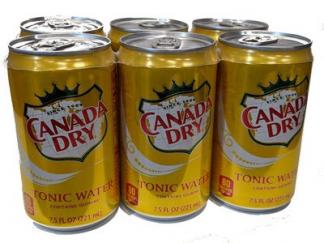 Canada Dry - Tonic Water (6 pack cans) (6 pack cans)