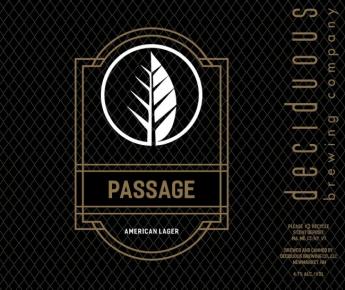 Deciduous Brewing - Passage (4 pack 16oz cans) (4 pack 16oz cans)