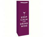 Entertaining Essentials - Keep Calm Wine Bag 0