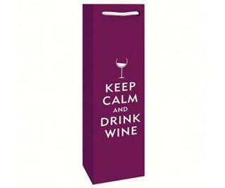Entertaining Essentials - Keep Calm Wine Bag