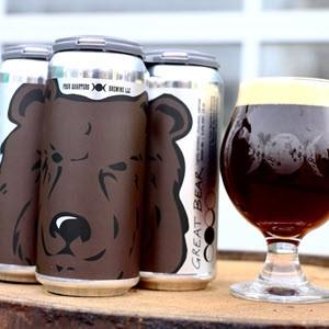 Four Quarters - Great Bear Oatmeal Brown (4 pack cans) (4 pack cans)