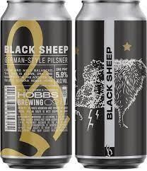 Hobbs Brewing - Black Sheep Pilsner (4 pack 16oz cans) (4 pack 16oz cans)