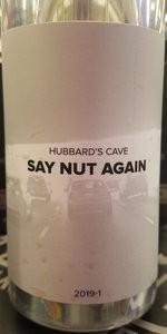 Hubbard's Cave - Say Nut Again (12oz bottles) (12oz bottles)