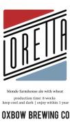 Oxbow Brewing Company - Loretta 0 (414)
