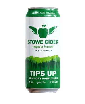 Stowe Cider - Tips Up (4 pack 16oz cans) (4 pack 16oz cans)