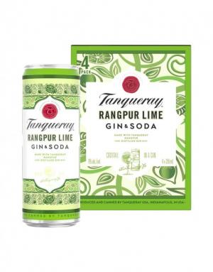 Tanqueray - Rangpur Lime Gin & Soda (4 pack 12oz cans) (4 pack 12oz cans)