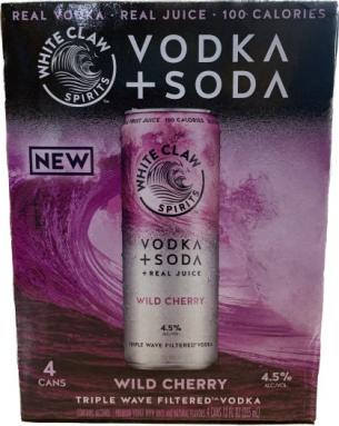 White Claw - Wild Cherry Vodka + Soda (4 pack 12oz cans) (4 pack 12oz cans)